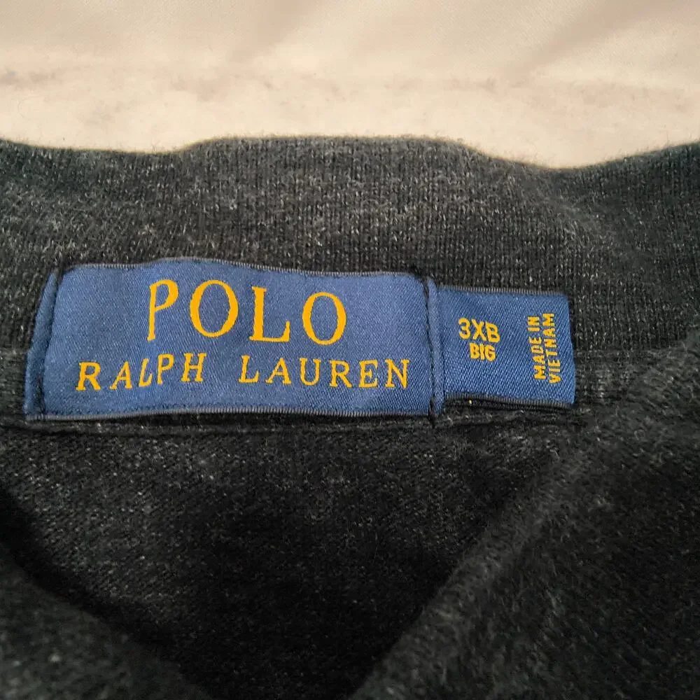 Polo Ralph Lauren Short Sleeve Collared Polo Shirt Mens Size 3XB Black Purple